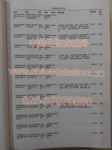 中國(guó)暖通企業(yè)黃頁(yè)可開(kāi)展精準(zhǔn)營(yíng)銷，電話營(yíng)銷、郵件營(yíng)銷、傳真營(yíng)銷等等多管齊下，圓您銷售冠軍夢(mèng)